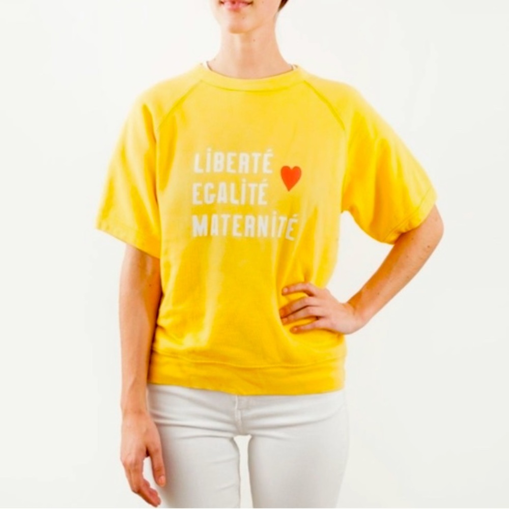 Clare V sweatshirt x Every Mother Count